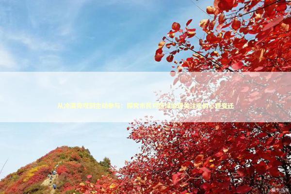 从冷漠旁观到主动参与：探究市民对区域治理关注度的心理变迁 新闻